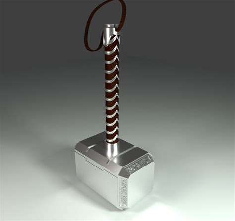 Thor Hammer Free 3D Model - .blend .obj - Free3D