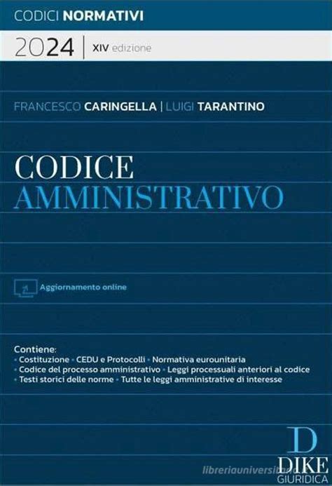 CODICE AMMINISTRATIVO 2024 Libreria Sapiens Testi Professionali