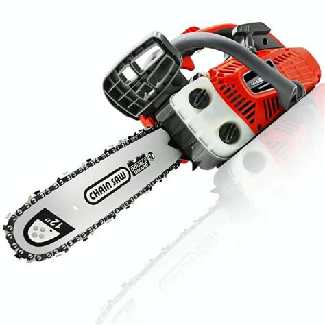 25.4CC Gasoline Chainsaw Gas Powered Chain Saw 2-Stroke 1KW 12 Bar ...