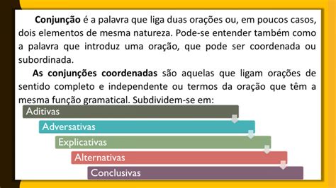 O Que São Conjunções Coordenadas - Conjunções coordenadas – Exercícios 1 – Enumerar de acordo – Lição Prática