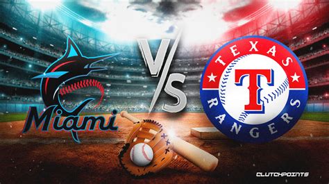 Marlins Rangers Prediction Odds Pick How To Watch