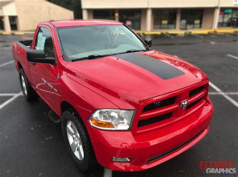 Dodge Ram 1500 Hood Stripes Auto Vinyl Graphics 3m Decals And Oem