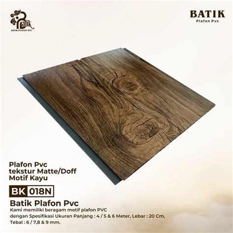 Jual Batik Plafon Pvc Bk Bk N Tangerang Golden Roof Polymer