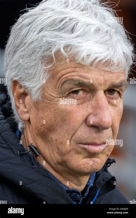 Atalanta Head Coach Gian Piero Gasperini During The Uefa Europa League