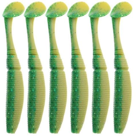 Pcs Set T Tail Soft Worm Paddle Maggot Lure For Bass Fishing Bait Grub