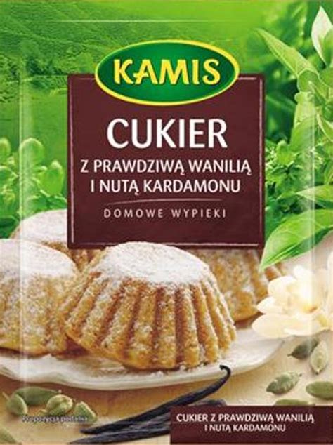 Kamis Vanilla Cardamom Sugar 20g Pack Of 25 Premier Polmarex