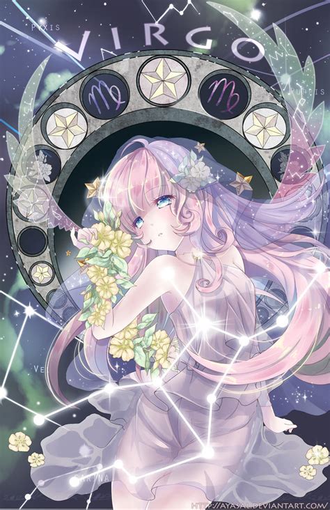 Virgo Zodiacal Constellations W Speedpaint By Ayasal On Deviantart