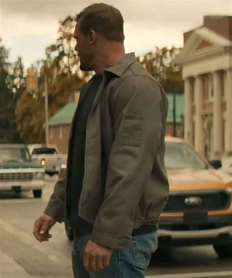 TV Series Reacher S02 Alan Ritchson Grey Jacket - The Movie Fashion