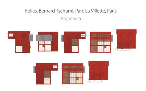 Bernard tschumi parc de la villette paris france exterior perspectives ...