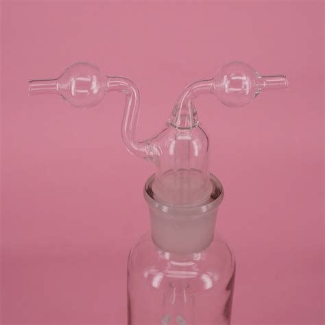 250/500ml Monteggia Gas Washing Bottle Glass Porous Lab Chemistry ...