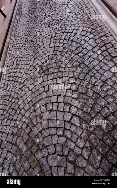 Cobblestone Pattern On Street In Istanbul Stock Photo Alamy