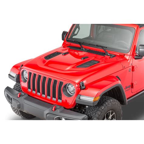 Mopar 82215373 Mopar Rubicon Hood Kit For 18 21 Jeep Wrangler Jl