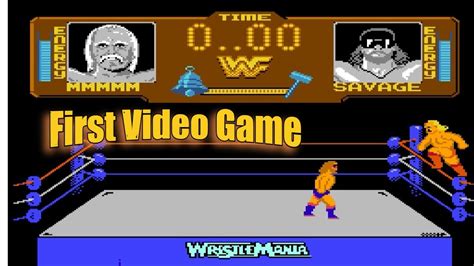 Hulk Hogan Vs Macho Man WWf First Video Game Wrestlemania