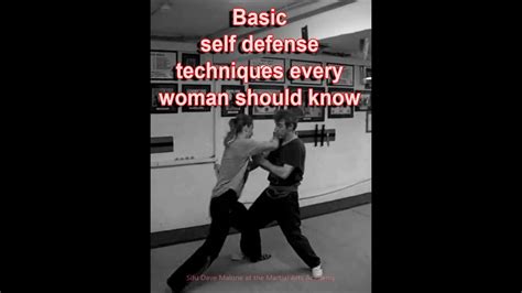 Basic Self Defense Techniques Every Woman Should Know Youtube