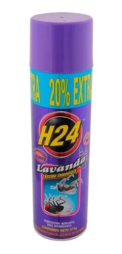 Insecticida En Aerosol H24 Lavanda Mata Insectos Voladores 372g Mercadolibre