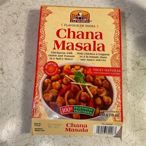 Taj Mahal Chana Masala Review Abillion