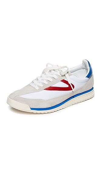 Tretorn Womens Rawlins 3 Lace Up Sneakers In Whitebluered Modesens