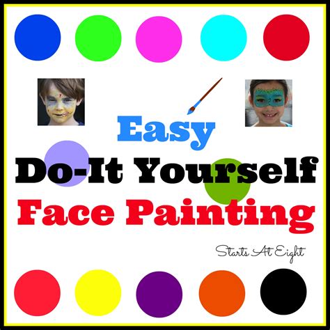 beginner simple face painting designs printable