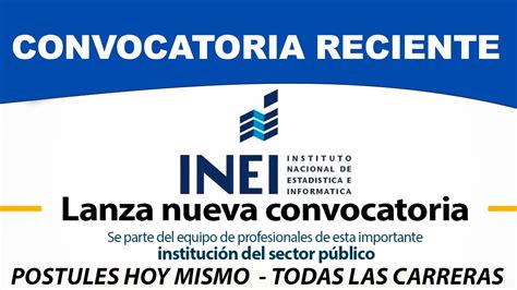 Inei Convocatoria Youtube