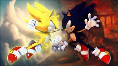 Sfmsonic Super Sonic Vs Dark Sonic By Angrygermankidoble On Deviantart