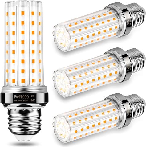 Fannicoo Led Corn Light Bulb W Equivalent Lumen K Warm