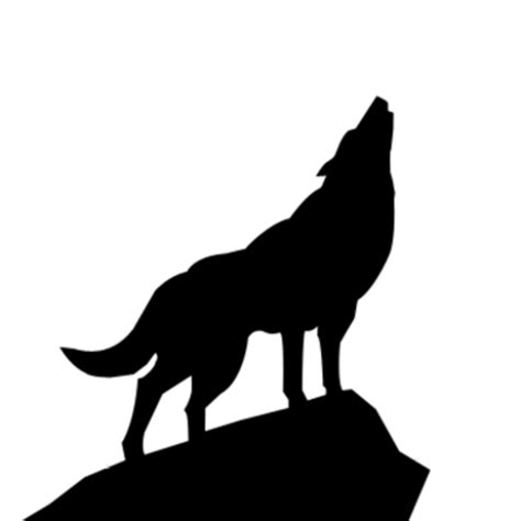 Howling Coyote Clipart