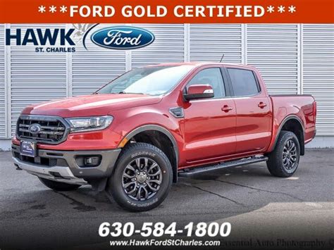 2019 Ford Ranger Lariat Supercrew 4wd For Sale In St Charles Il