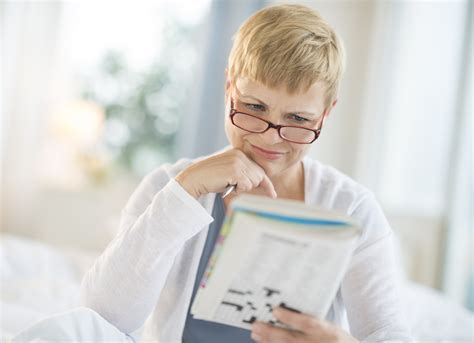 Crosswords and brain puzzles help keep the brain sharp later in life