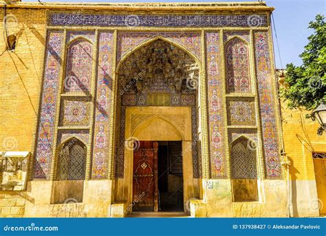 Shiraz Pink Mosque 01 stock image. Image of iran, asian - 137938427