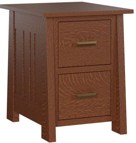 Freemont Mission Hardwood File Cabinet Amish File Cabinet