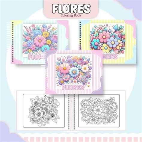 Livro De Pintar Pdf - Arquivo Livro de Colorir Flores Pintar Pdf - Pack Midia