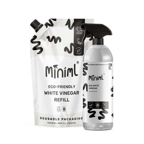 White Vinegar Cleaning Zero Waste Miniml