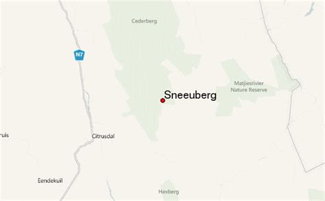 Sneeuberg Mountain Information