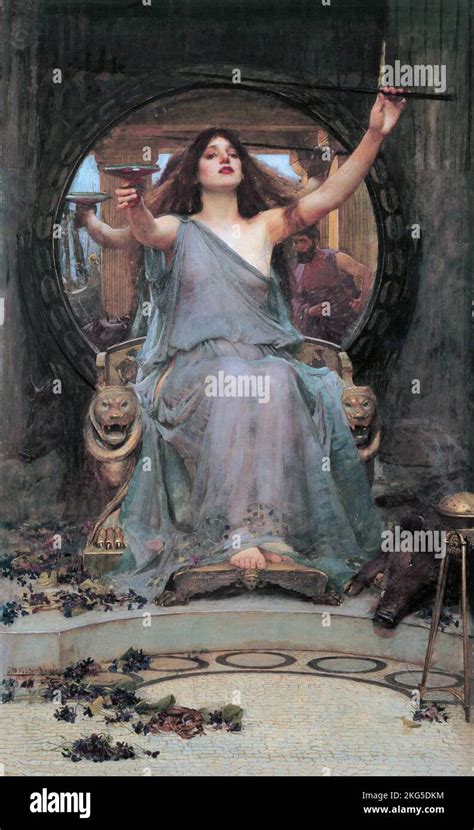 Circe Offering The Cup To Ulysses Painting By John William