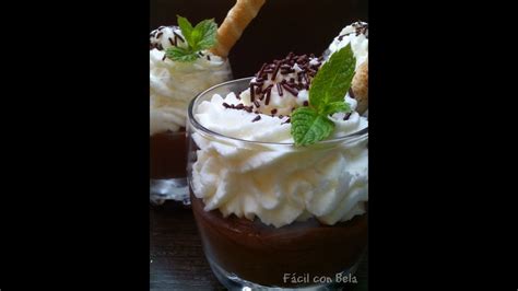 Mousse De Chocolate Y Nata YouTube