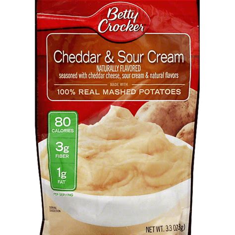 Betty Crocker Cheddar And Sour Cream Mashed Potatoes Shop Priceless Foods