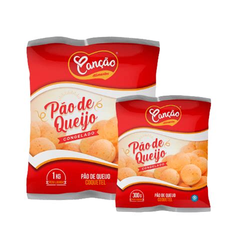 Pão de Queijo Congelado Canção Alimentos