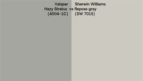 Valspar Hazy Stratus 4004 1c Vs Sherwin Williams Repose Gray Sw 7015