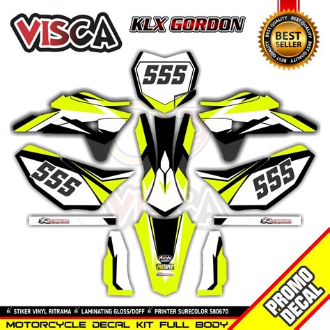 Jual Decal Klx Decal Gordon Dekal Klx Gordon Decal Klx Gordon