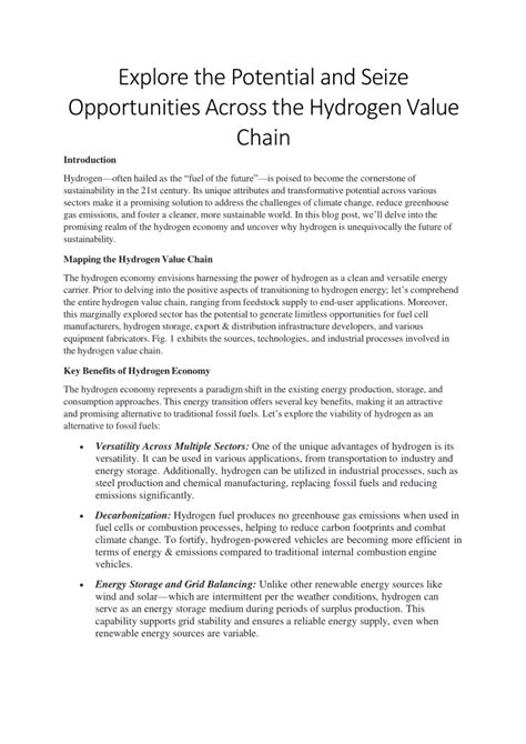 Ppt Explore The Potential And Seize Opportunities Across The Hydrogen Value Chain Powerpoint