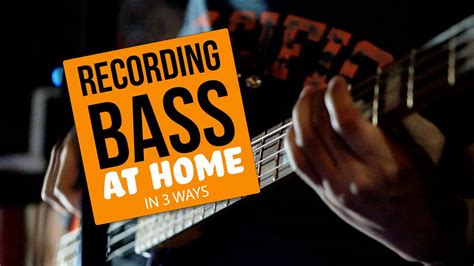 How To Record Bass My Home Studio Setup Filipino Youtube