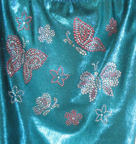 Teal Mystique Jeweled Flipflop Leos Gymnastics Leotard