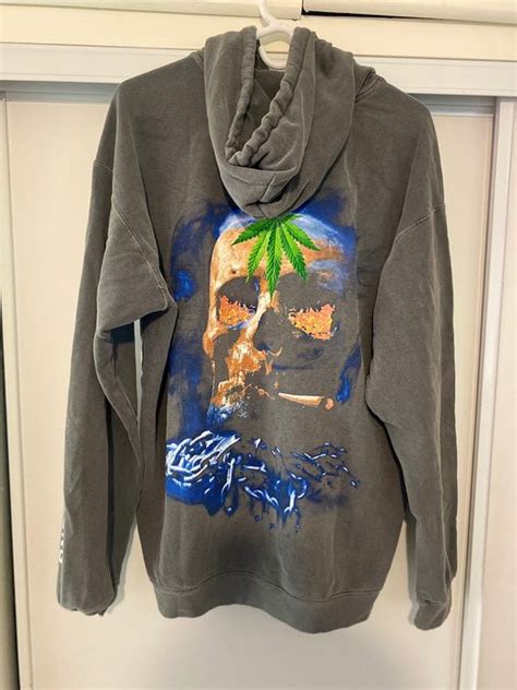 Travis Scott Travis Scott 2017 Rolling Loud Hoodie Skull Hoodie Grailed