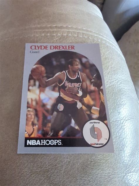 Clyde Drexler Nba Hoops Basketball Portland Trail Blazers