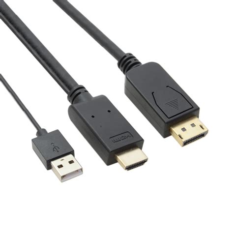 HDMI Source to Male DisplayPort DP Sink 4K 2K Video Cable 20Pin for PC Laptop Monitor 2m 200cm ...