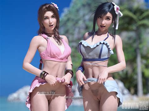 Tifa Aerith Barret Costa 1 By Nero44 Hentai Foundry