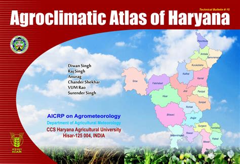 Pdf Agroclimatic Atlas Of Haryana India