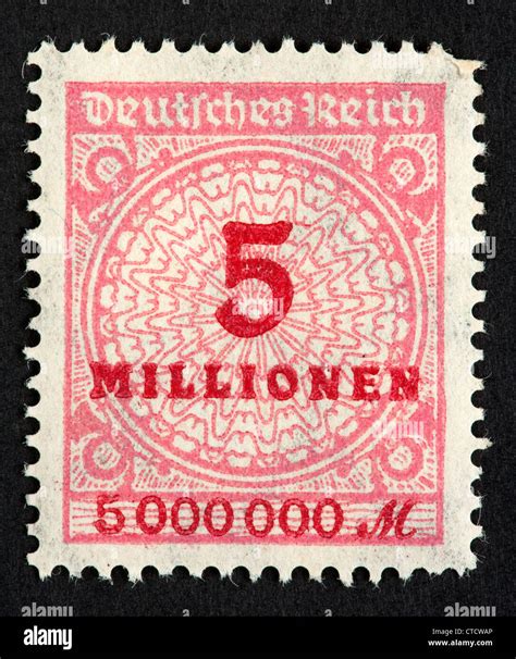 German Postage Stamp Stock Photo Alamy