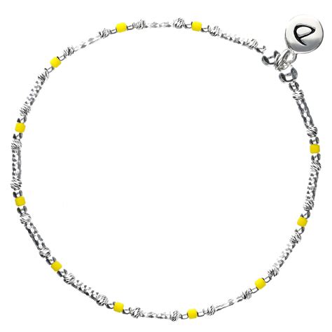 Bracelet Lastique Marbella Jaune Doriane Bijoux