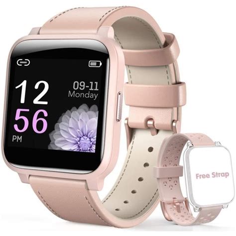 Montre Connectée Femme Smartwatch Sport Etanche IP67 Bracelet Connecté